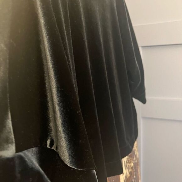 Elegant GAP women’s velour flutter sleeve dress top. Size small. - Picture 6 of 6